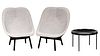 Hay Upholstered Chairs and Table