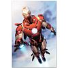 Marvel Comics "Invincible Iron Man #25" Numbered Limited Edition Giclee on Canvas by Salvador Larroca with COA.