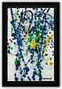 Wyland- Original Watercolor Painting on Deckle Edge Paper "Abstract Drip"