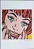 ROY LICHTENSTEIN's Happy Tears, A Limited Edition Lithography Print