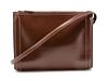 * An Hermes Brown Leather Handbag, 9" x 7" x 3".