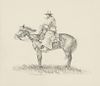 Olaf Wieghorst (1899-1988) Untitled (Cowboy on Horseback)