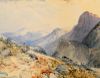 Thomas Moran (1837-1926) A Deer in a Mountain Landscape
