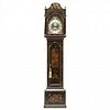 An English Chinoiserie Decorated Tall Case Clock