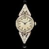 Art Deco Platinum and Diamond Watch, J.E. Caldwell & Co.
