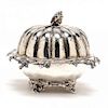 A Boston Coin Silver Butter Dish with Cover