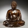 Large bronze Amida Buddha