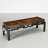 Antique Chinese gilt lacquer coffee table