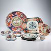 Group Chinese and Japanese Imari porcelains