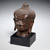 Thai bronze Buddha Sakyamuni head