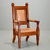 Alfred Waterhouse (manner), oak armchair