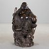 Large Chinese bronze laughing Buddha