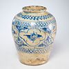 Persian Safavid style glazed stoneware jar