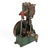 ATTRIBUTED ENGLISH STUART TURNER MODELS MIXED METALS STATIONARY VERTICAL  MODEL STEAM ENGINE