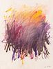 Joan Mitchell Untitled Pastel on Paper Signed