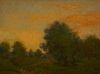 George Inness NA, (1825-1894), "A Summer Landscape," c. 1880, Oil on canvas, 12" H x 16" W