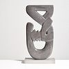 Abstract Stone Sculpture, Signed H. Simon, 24"h