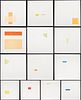 13 Richard Tuttle "Line" Etchings, Signed Editions