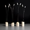 Large Abstract Sculptures, Set of 4