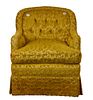 GOLD UPHOLSTERED CHAIR