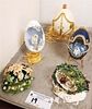 TRAY REAL EGG DECORATIVE ITEMS 1 W/MUSIC BX