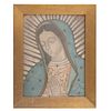 --- Reproducción rostro de la Virgen de Guadalupe, enmarcado.