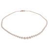 Graduated Cultured Pearl, 14k Necklace