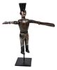 Folk Art Carved and Painted Soldier Whirligig 
