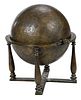 Indo Persian Engraved Brass Celestial Globe