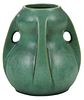 W.B. Mundie Teco Art Pottery Double Gourd Vase