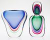Silvio Bon Sommerso Glass Perfume Bottle and Vase