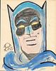 Bob Kane (NY/CA, 1915-1998) Batman, Watercolor & Pen