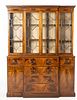Small George III Style Breakfront Bookcase