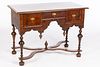 William and Mary Style Walnut Dressing Table
