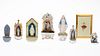 7 Porcelain Holy Water Fonts and Plaque