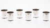 6 S. Kirk & Son Sterling Mint Julep Cups