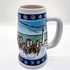 Anheuser Busch 1995 Holiday Beer Stein Lighting the Way Home