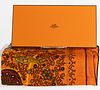 Hermes Cashmere and Silk Scarf with Original Box
