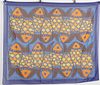 Hermes Cotton Scarf, Blue and Orange Fish