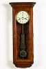Sligh Inlaid Walnut Wall Clock