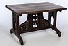 English Gothic Revival Trestle Form Table, 19th C