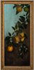 Unsigned, Flowering Branch with Fruit, O/C, 19th C