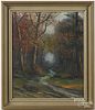 Victor Shearer (American 1872-1951), oil on canvas landscape, signed lower left, 17'' x 14''.