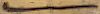 Carved folk art dog head cane, 19th c., possibly the Bally Carver, 35 3/4'' l.