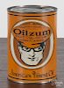 Oilzum one quart motor oil can, 20th c., 5 1/2'' h.