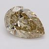 3.01 ct, Natural Fancy Yellowish Brown Even Color, VVS1, Pear cut Diamond (GIA Graded), Appraised Value: $41,100 