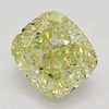 2.24 ct, Natural Fancy Yellow Even Color, VS2, Cushion cut Diamond (GIA Graded), Appraised Value: $52,400 
