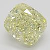 5.01 ct, Natural Fancy Yellow Even Color, VS2, Cushion cut Diamond (GIA Graded), Appraised Value: $202,400 