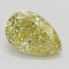 7.03 ct, Natural Fancy Brownish Yellow Even Color, SI2, Pear cut Diamond (GIA Graded), Appraised Value: $208,000 