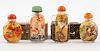 Chinese Inside Painted Glass Snuff Bottles, 4